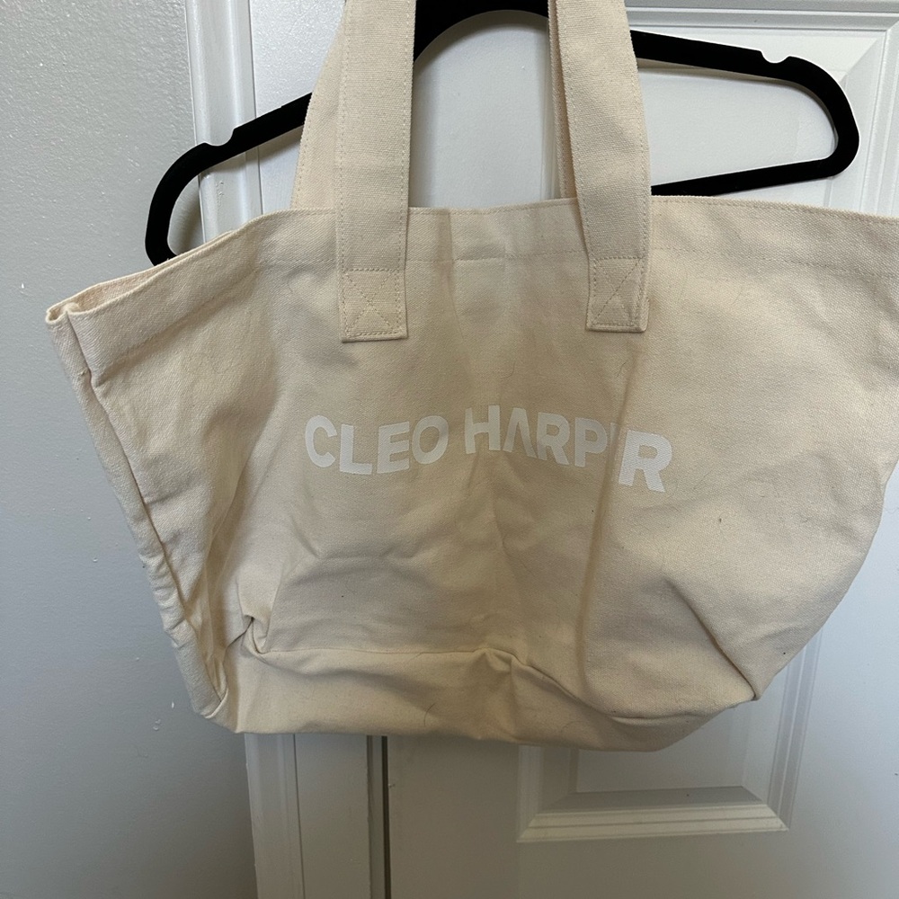 Cleo Harper Cream Tote Bag